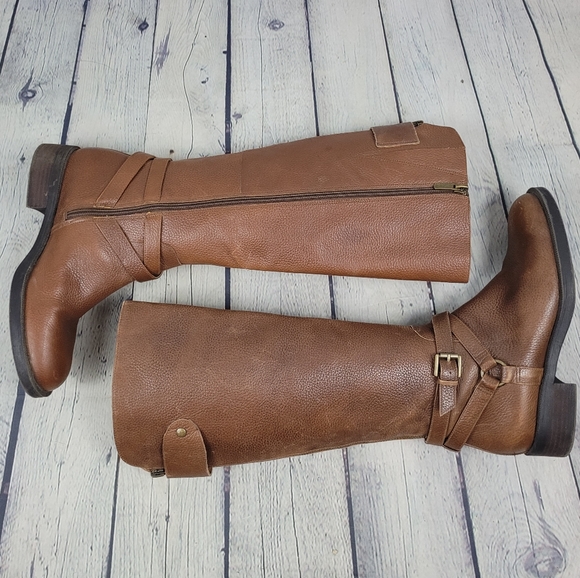 Enzo Angiolini Shoes - ENZO ANGIOLINI | Easaevon leather tall harness riding boots